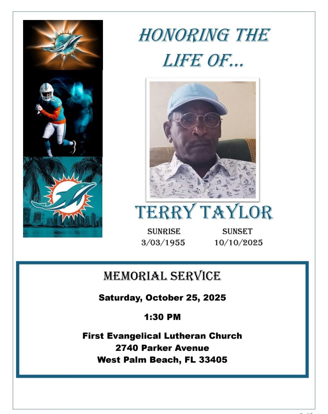 Obituary of Terry Taylor