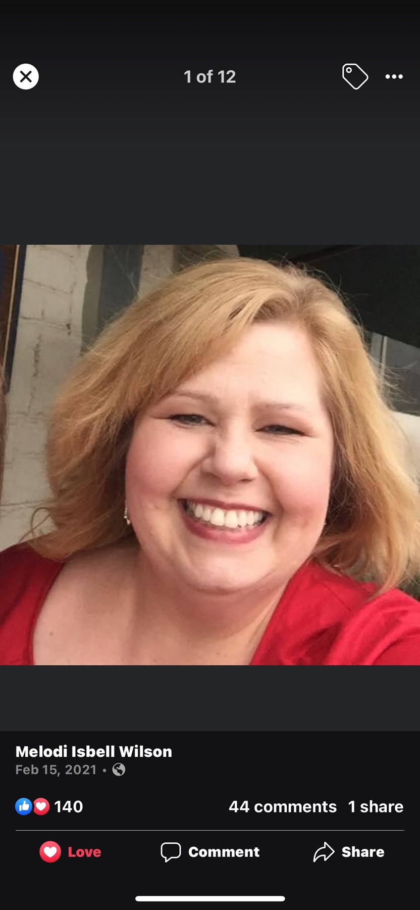 Obituary of Melodi Wilson