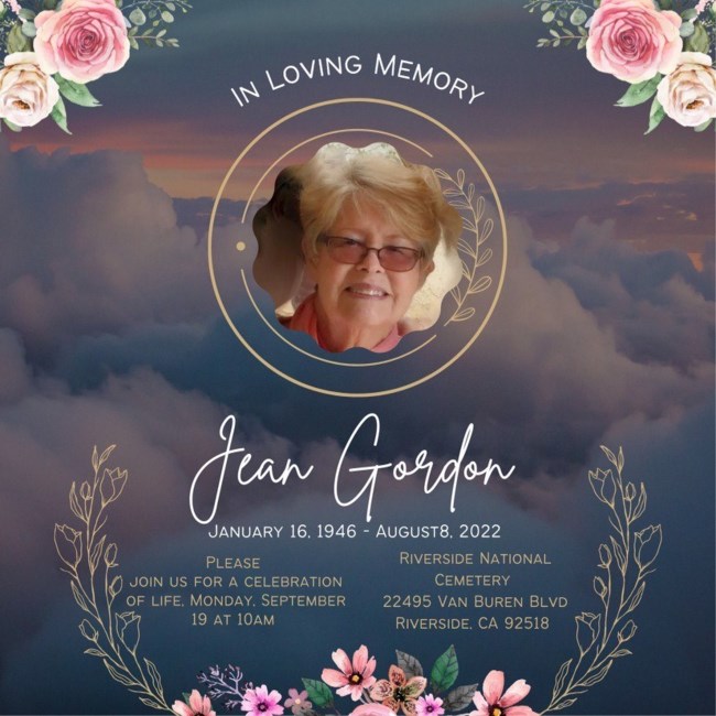 Obituary of Jean Louise Gordon