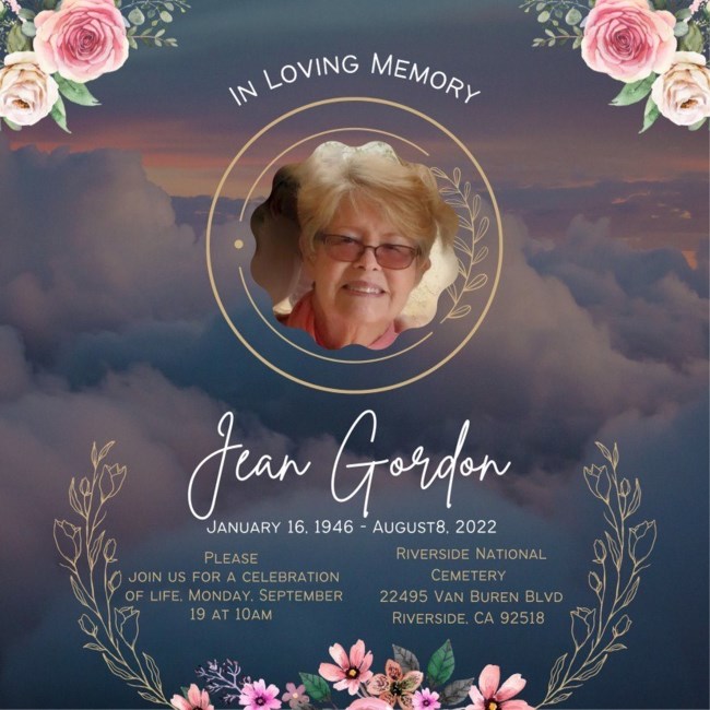 Obituario de Jean Louise Gordon