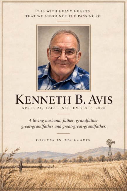 Obituary of Kenneth Burten Avis