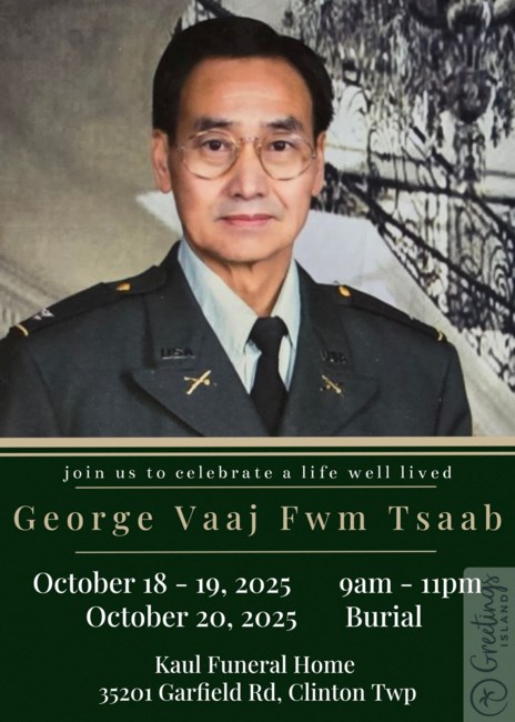 Avis de décès de George Chang