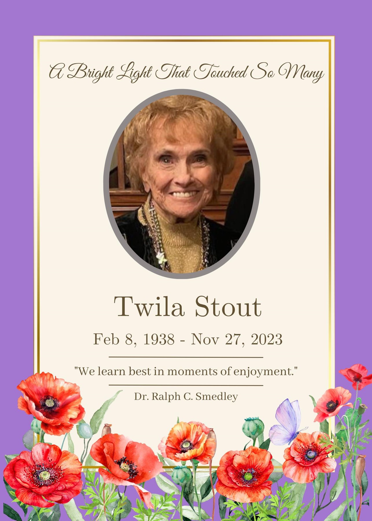 Twila Ruth Stout Obituary - Merced, CA