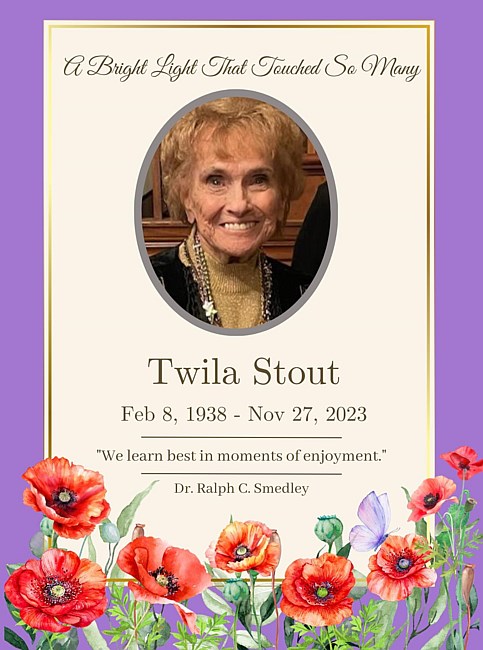 Obituario de Twila Ruth Stout