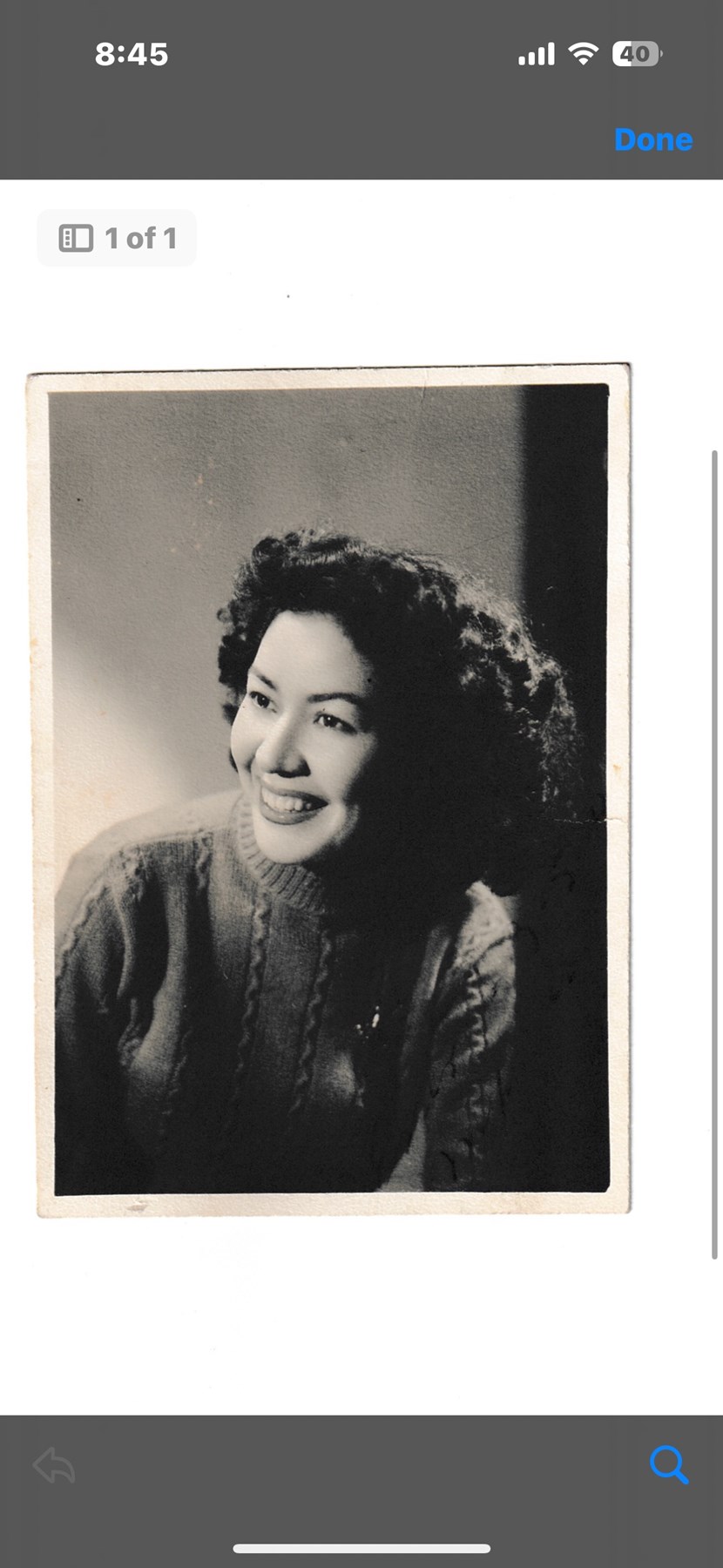 Avis de décès de Ernestina Sanchez