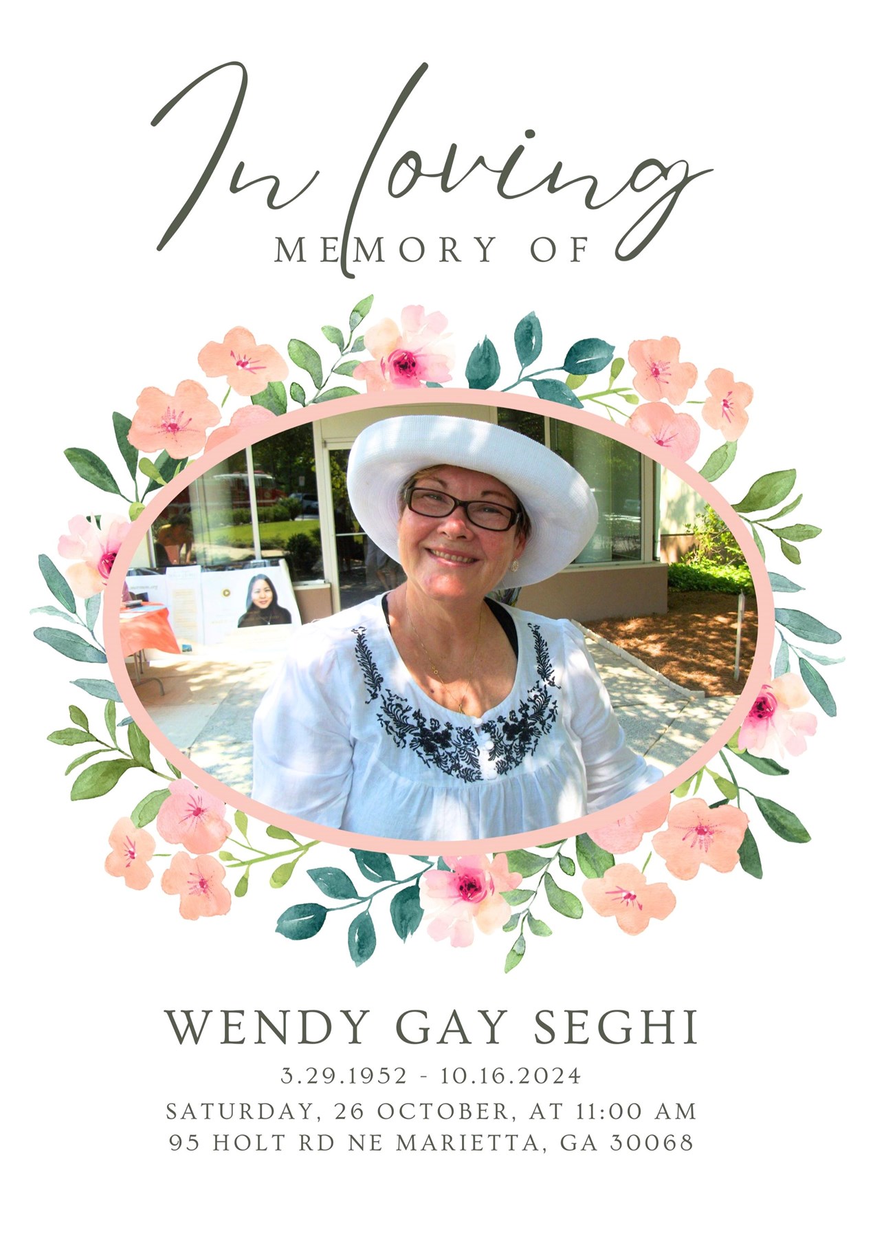 Obituary of Wendy Gay Seghi