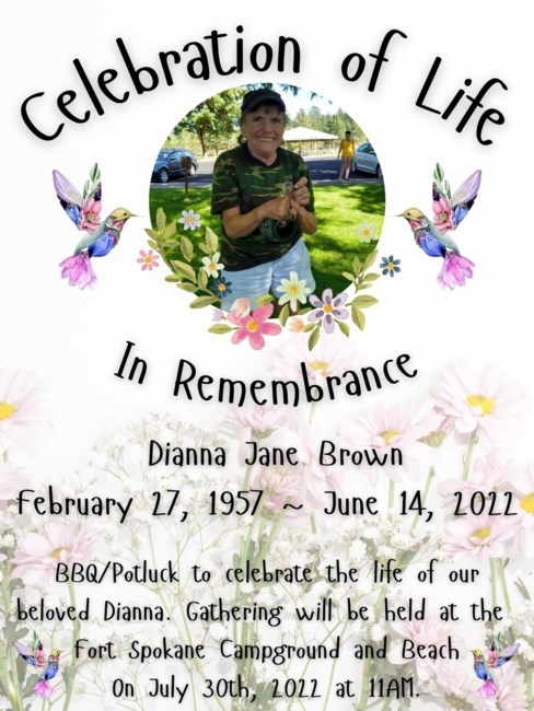 Obituary of Dianna Jane Brown
