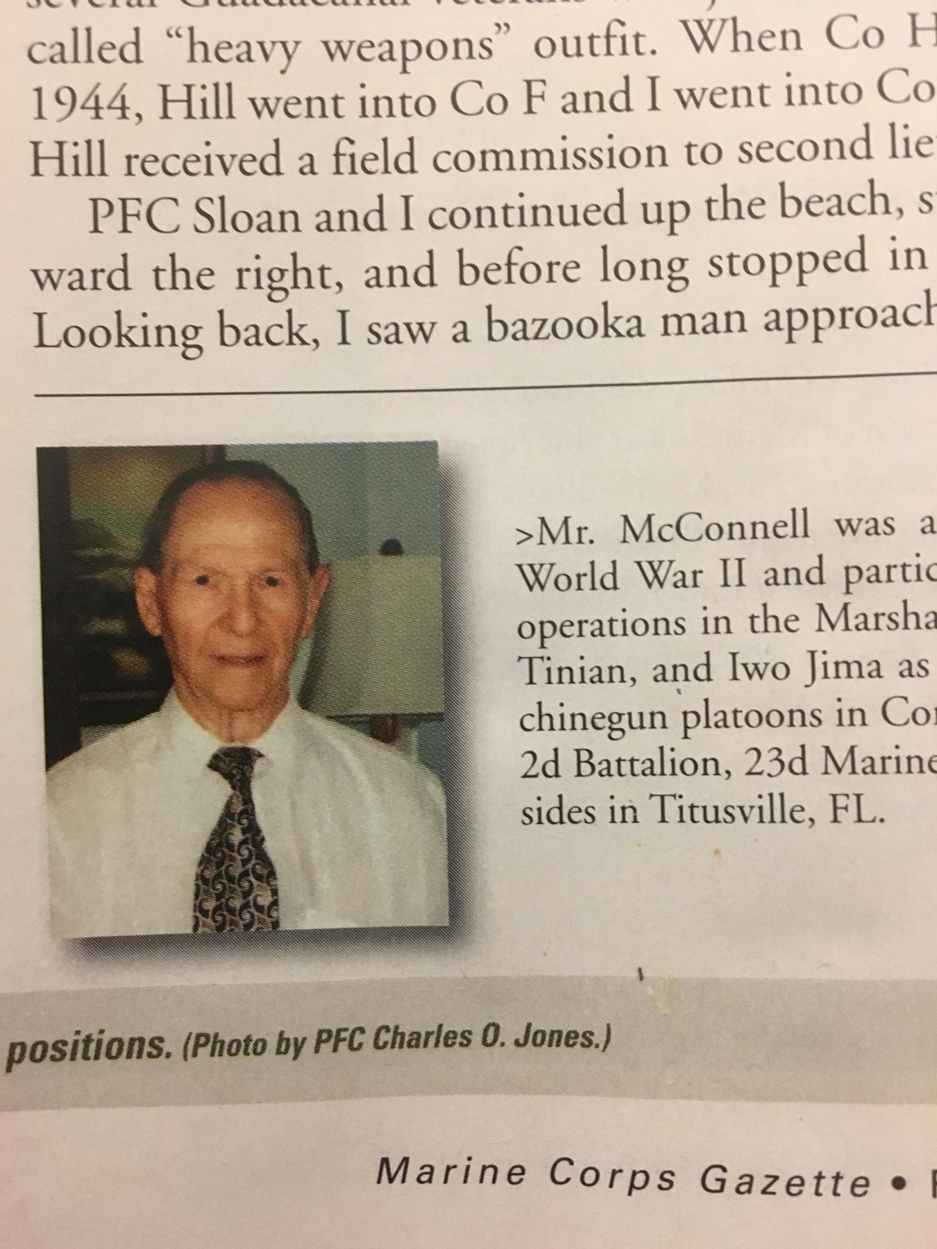 Obituary of William Walter Mcconnell