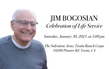 Obituary of James Charles Bogosian