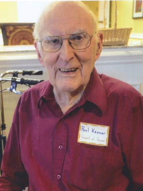 Obituary of Paul K. Keener