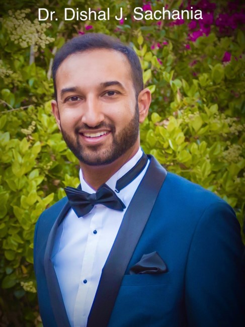 Obituary of Dishal Jitendra Sachania