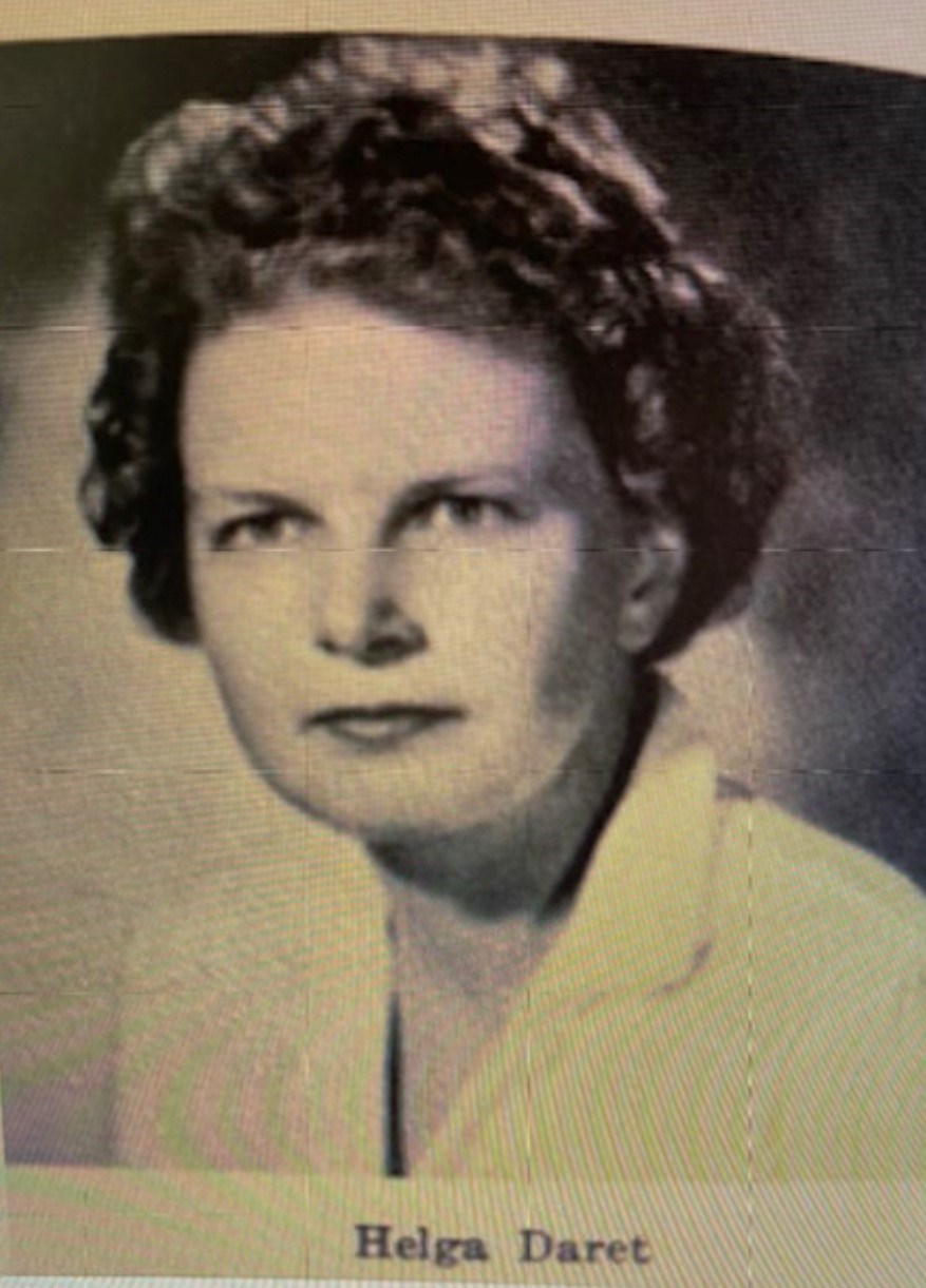 Obituary of Helga Kehm Daret