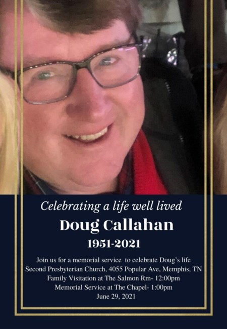 Avis de décès de Douglas Dean Callahan