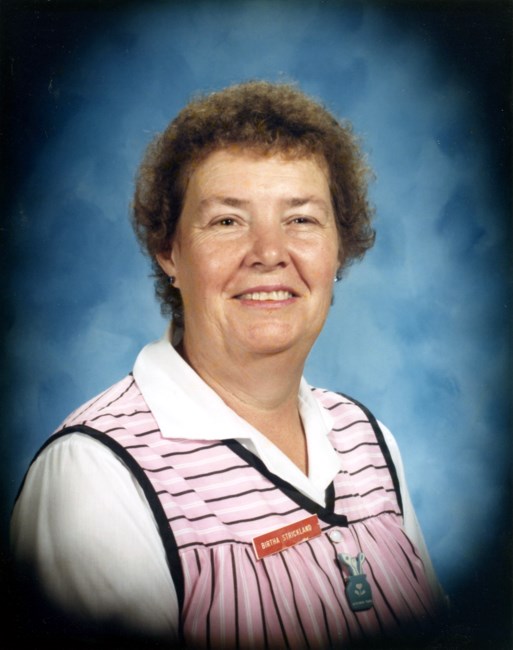 Obituary of Bertha Mae Strickland