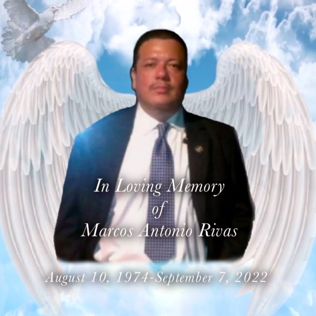 Obituary of Marco Antonio Rivas