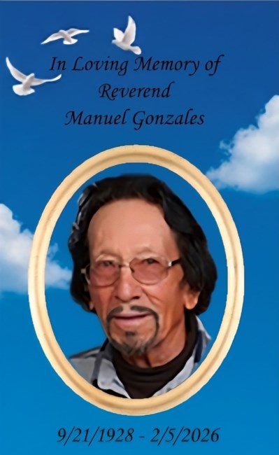 Obituary of Reverend Manuel Gonzales