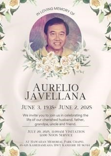 Obituary of Aurelio Javellana