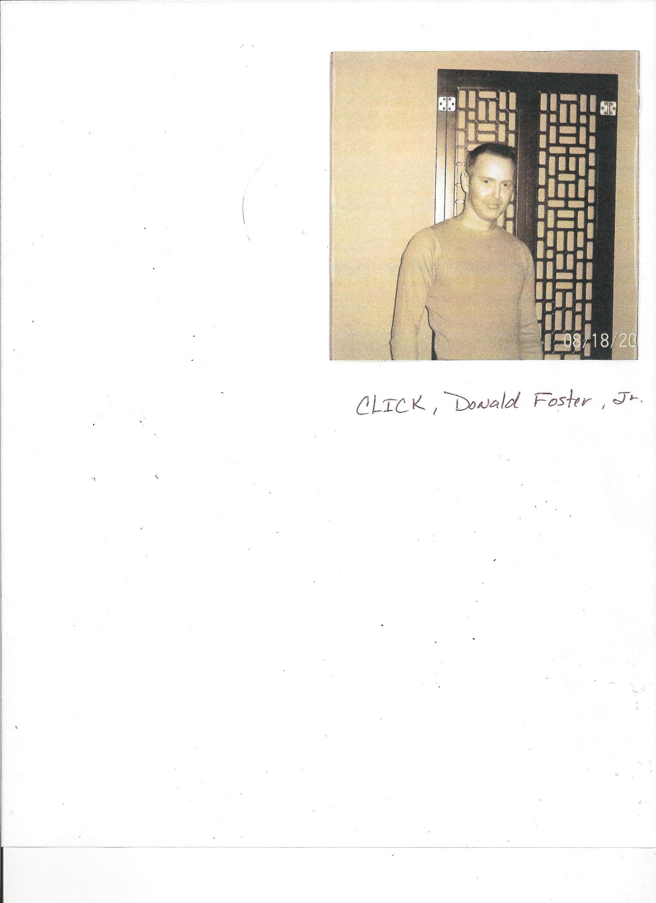 Obituario de Donald Foster Click Jr.