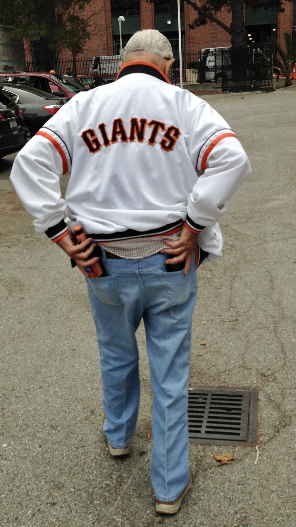 Majestic Authentic Collection San Francisco Giants Dugout On Field Jacket  Size M