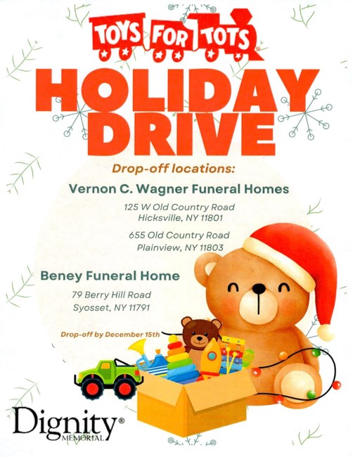 Obituary of Toys For Tots Holiday Drive