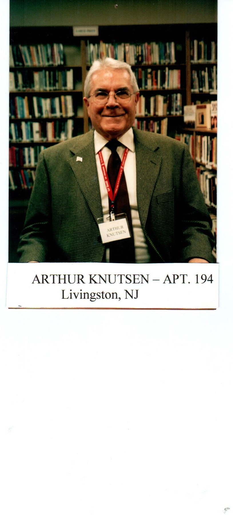 Obituary of Arthur E. Knutsen