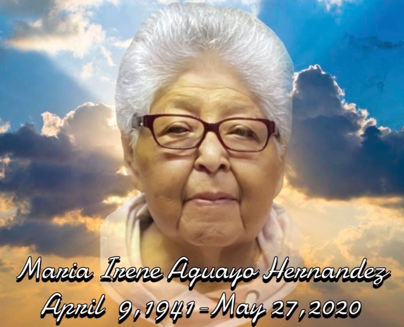 Obituary of Maria Irene Aguayo