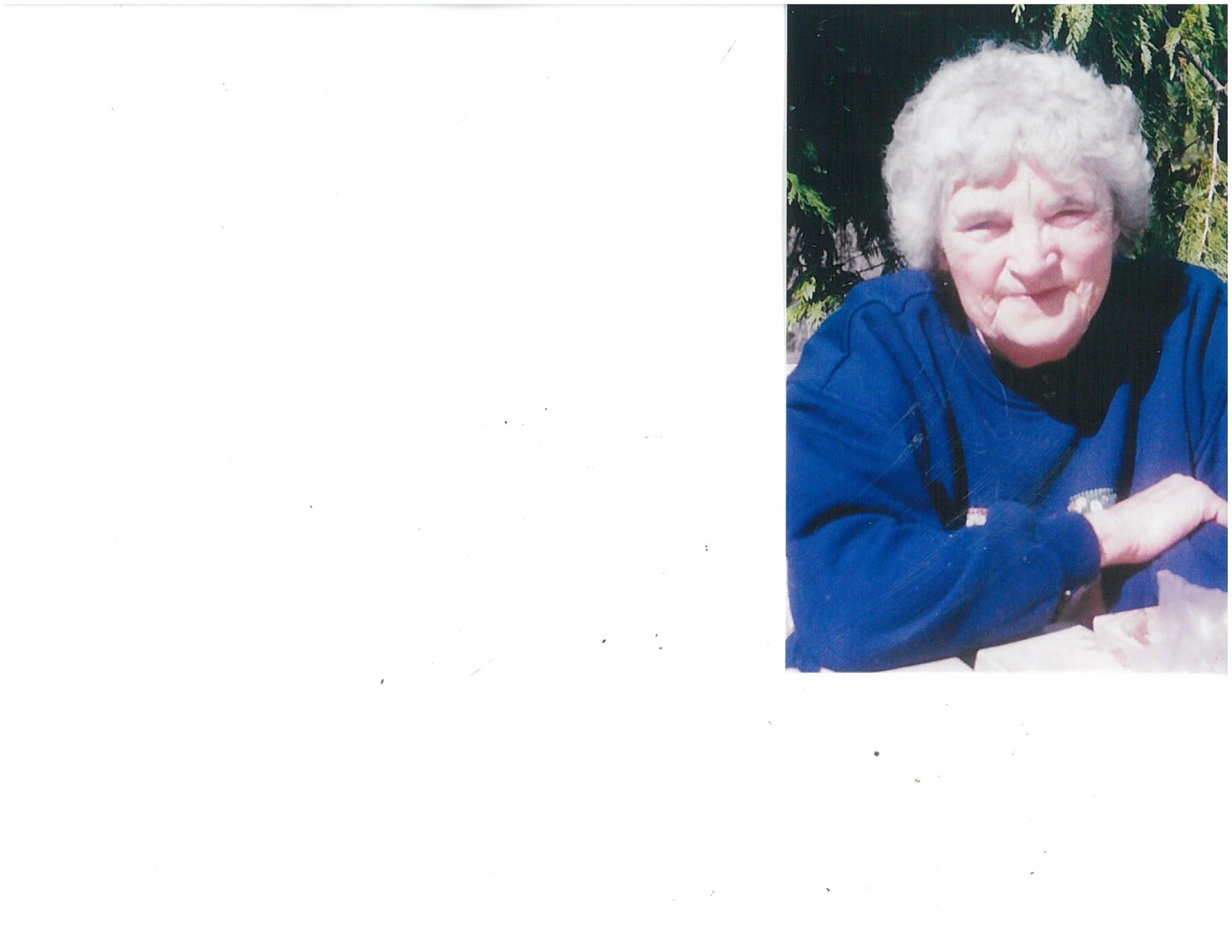 Avis de décès de Irene Watson