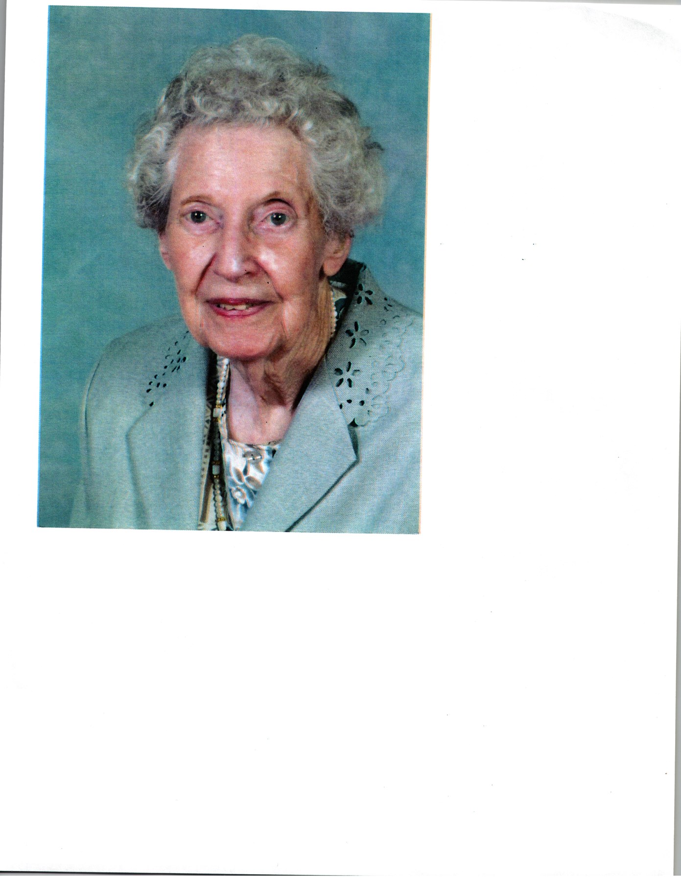 Obituary of Helen Louise Fisher