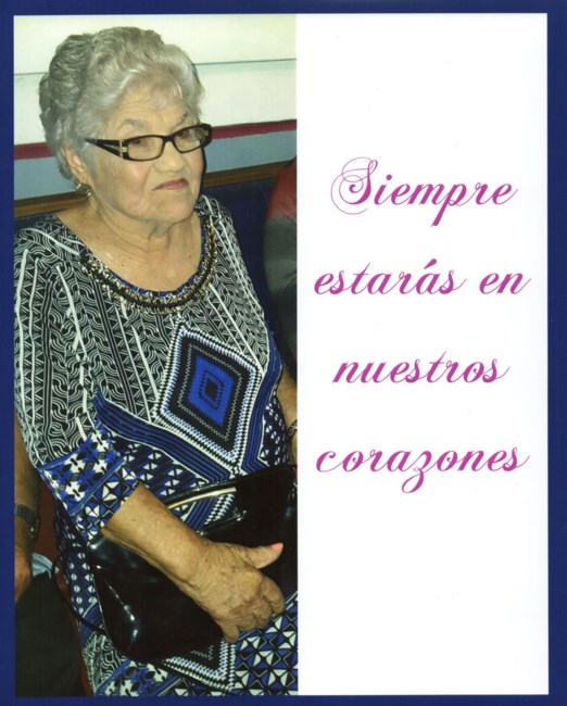 Obituary of Sra. Margarita Rivera Alicea
