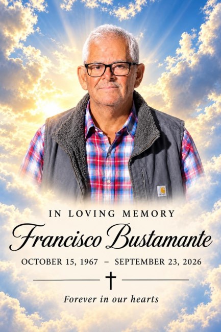 Obituary of Francisco Bustamante Rivas
