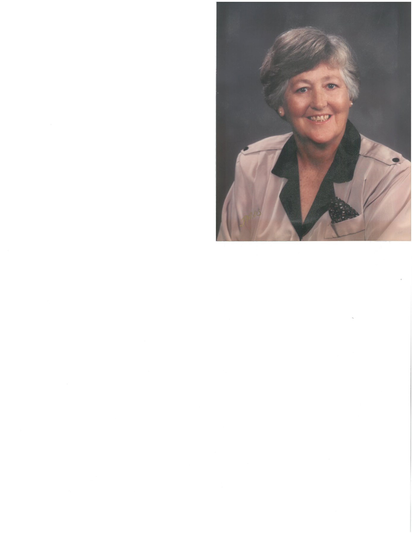 Obituary of Joan Mary Weldon