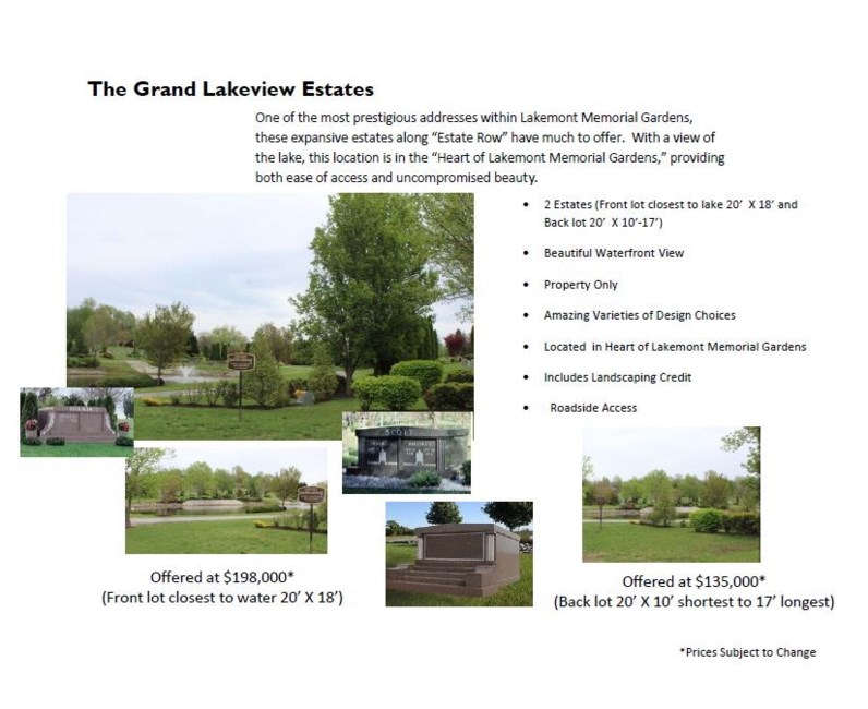 Obituary of Lakemont Memorial Gardens