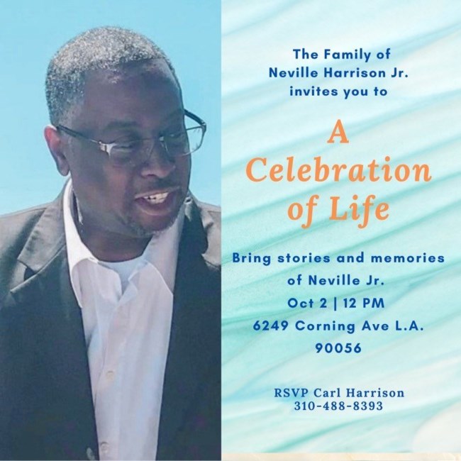 Obituary of Neville Leon Harrison Jr.