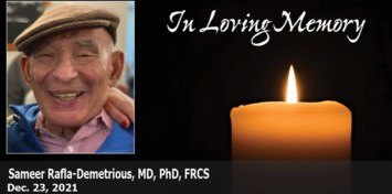 Obituary of Sameer Rafla-Demetrious MD