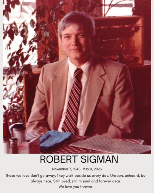 Obituary of Robert Donald Sigman