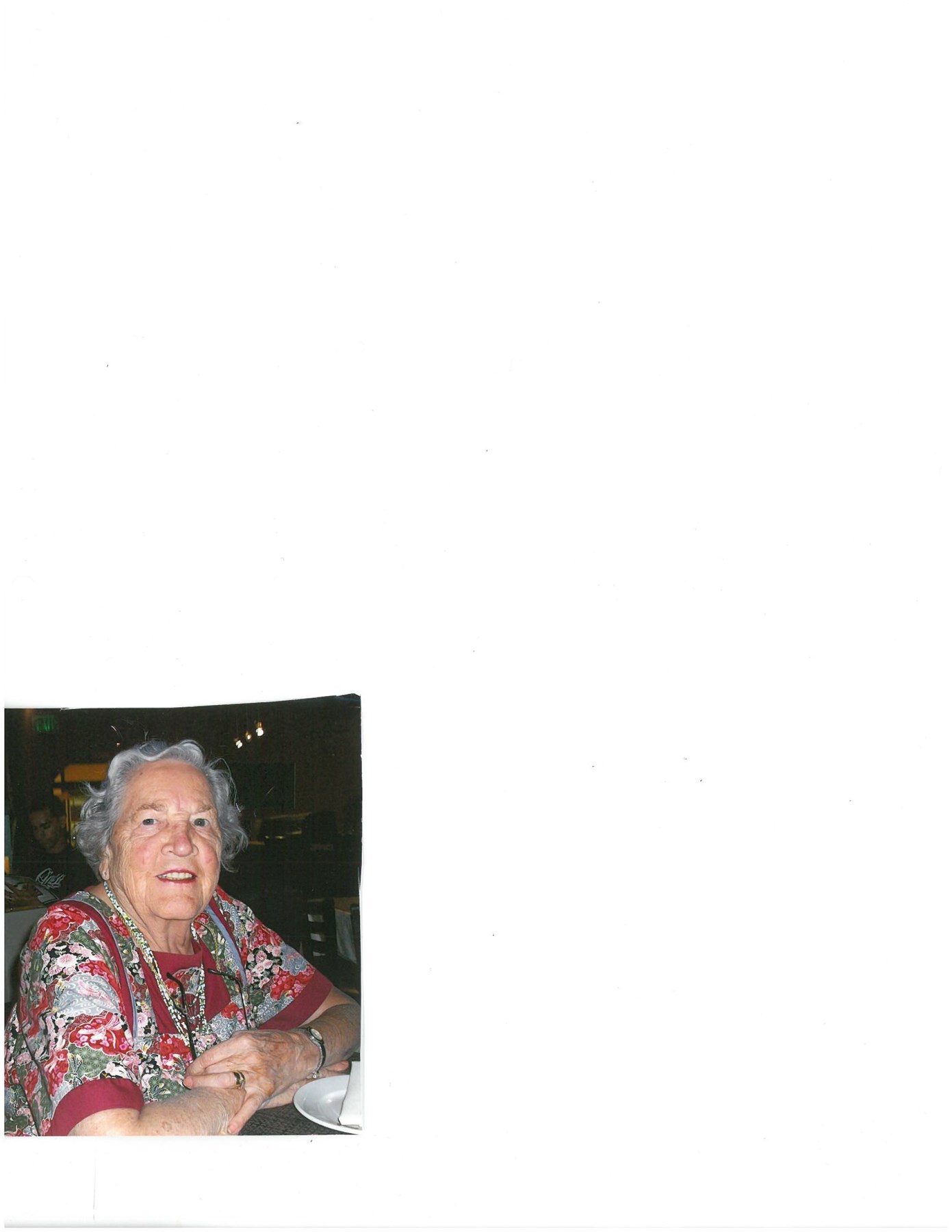 Obituary of Mary Margaret Goss