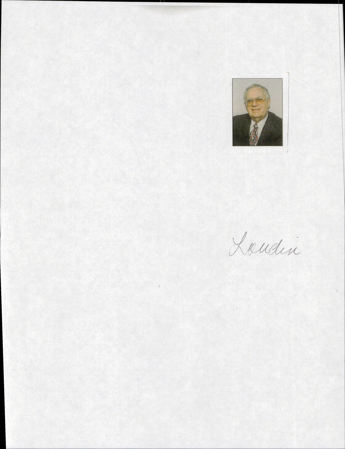 Obituary of Lee Loudin