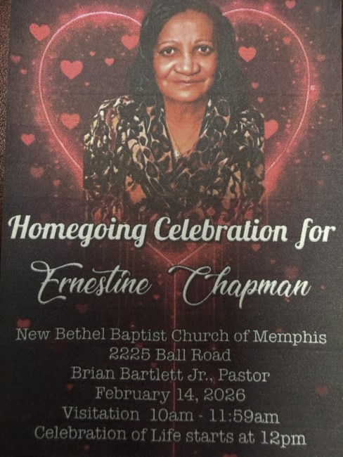Obituario de Ernestine Chapman