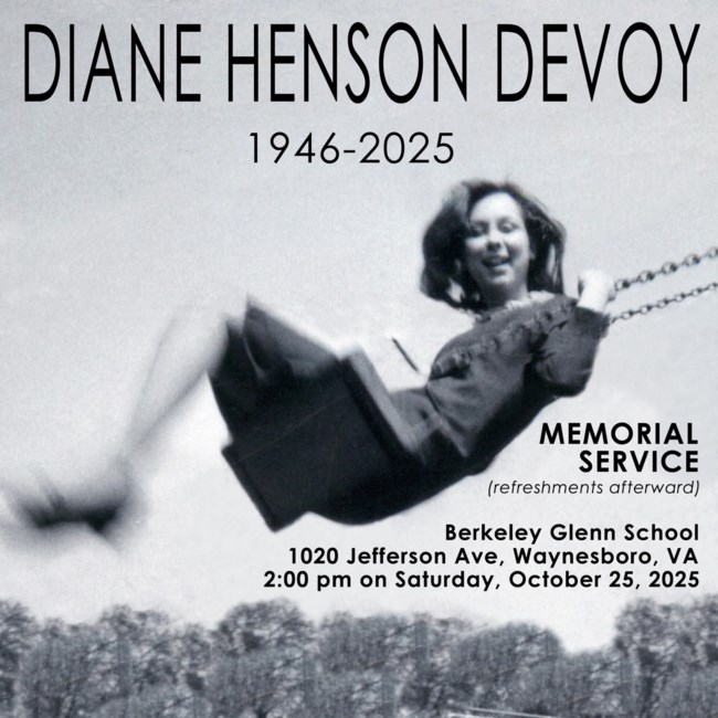 Obituary of Diane Henson Devoy