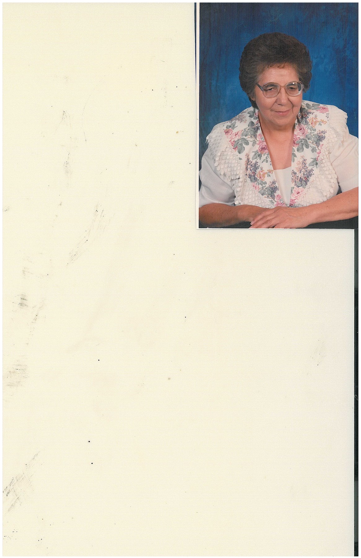 Obituary of Agapita Helen Vigil