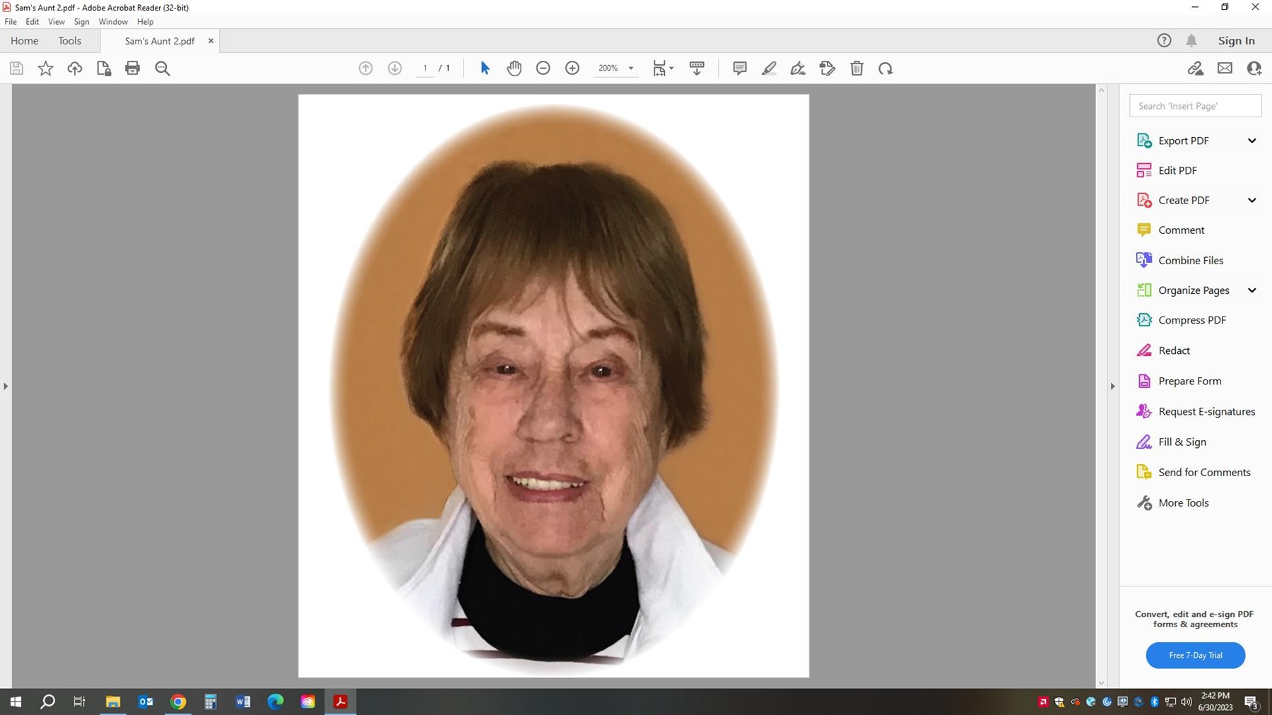 Obituary of Cecelia John