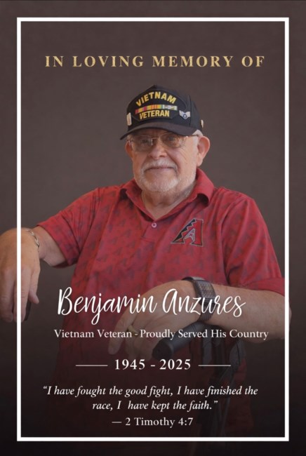 Obituary of Benjamin Anzures