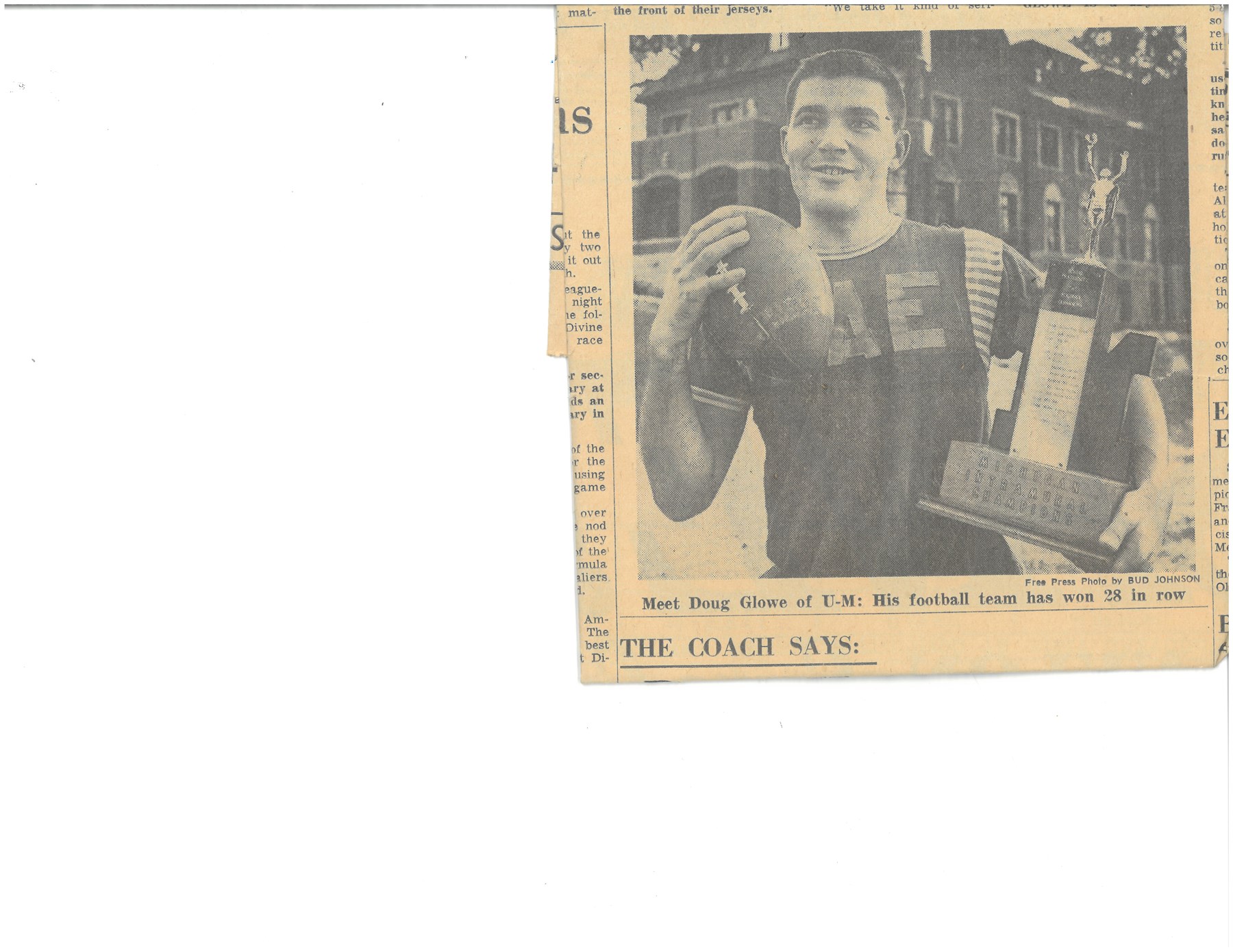 Obituario de Douglas Arthur Glowe