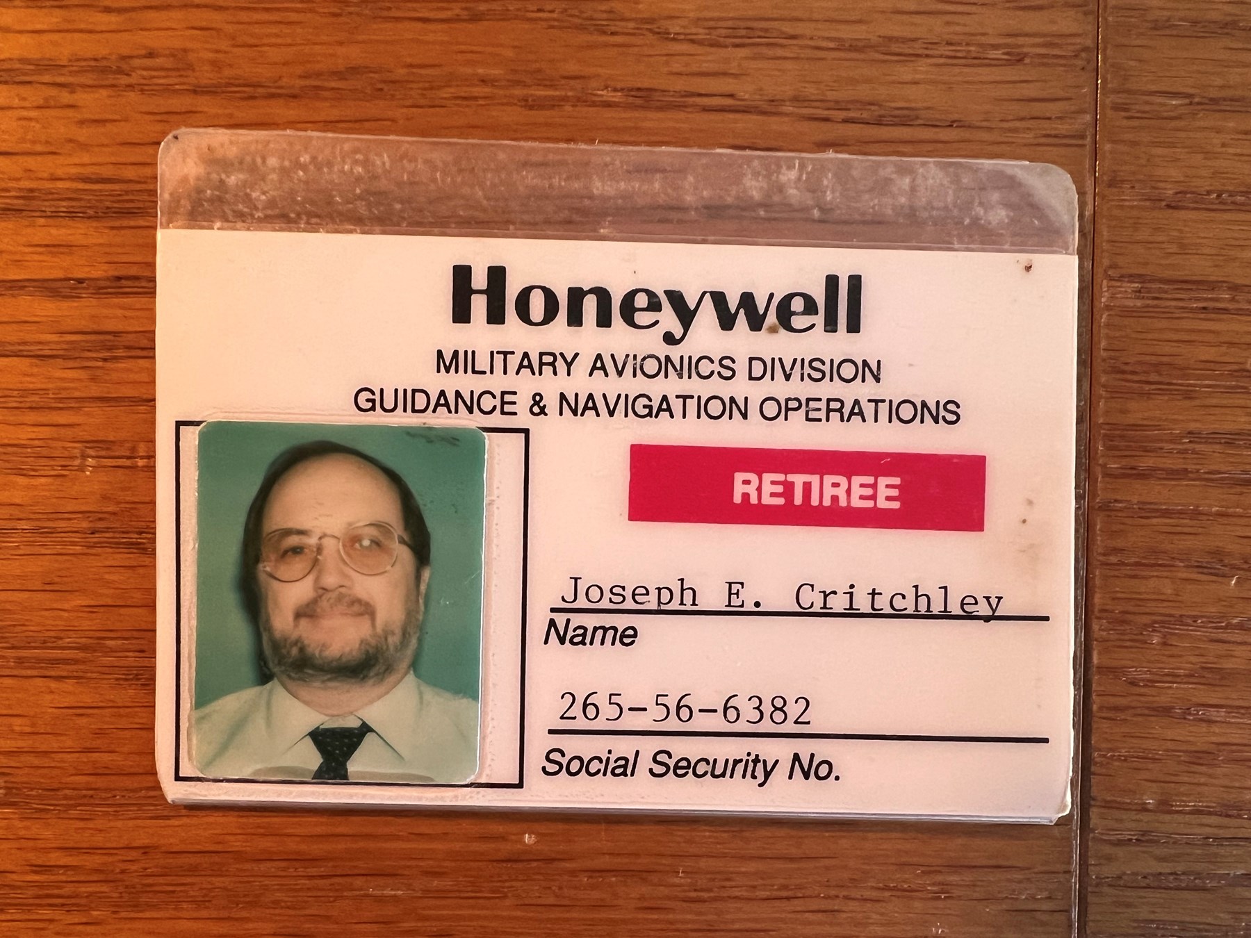 Obituary of Joseph E. Critchley