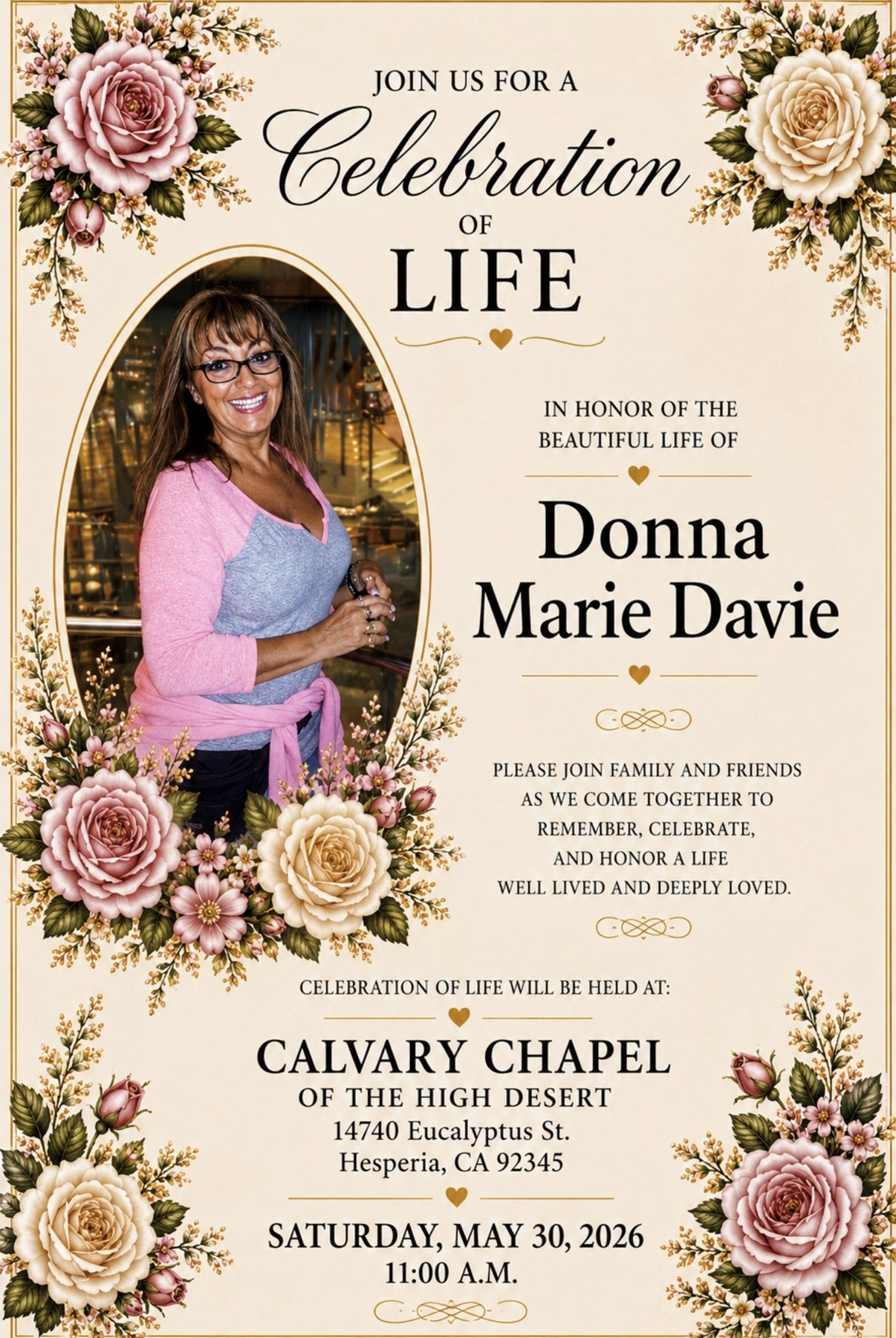 Obituary of Donna Davie