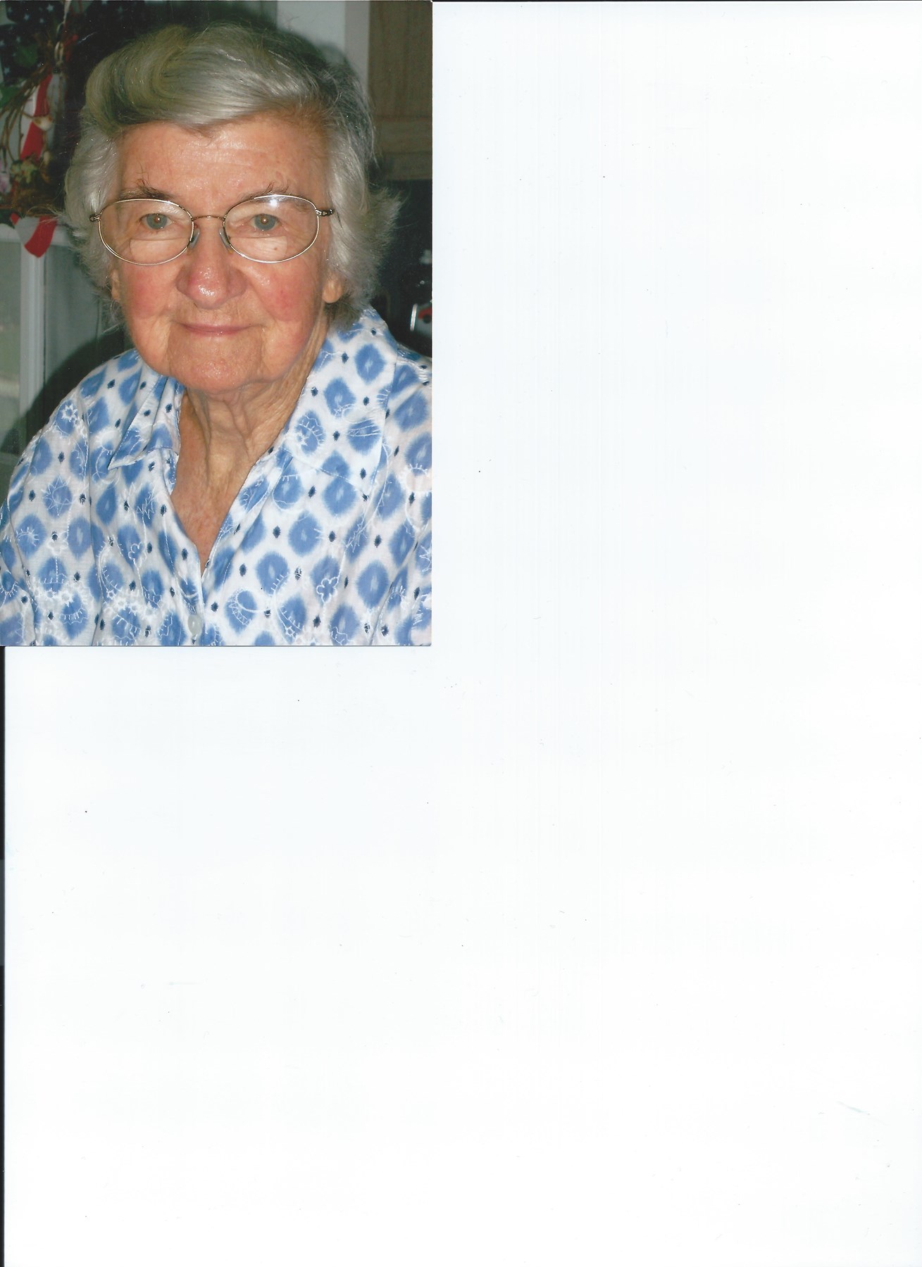 Obituary of Blanch Marian Rice