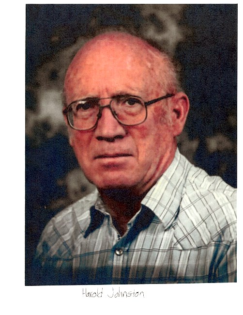 Avis de décès de Harold Emory Johnston