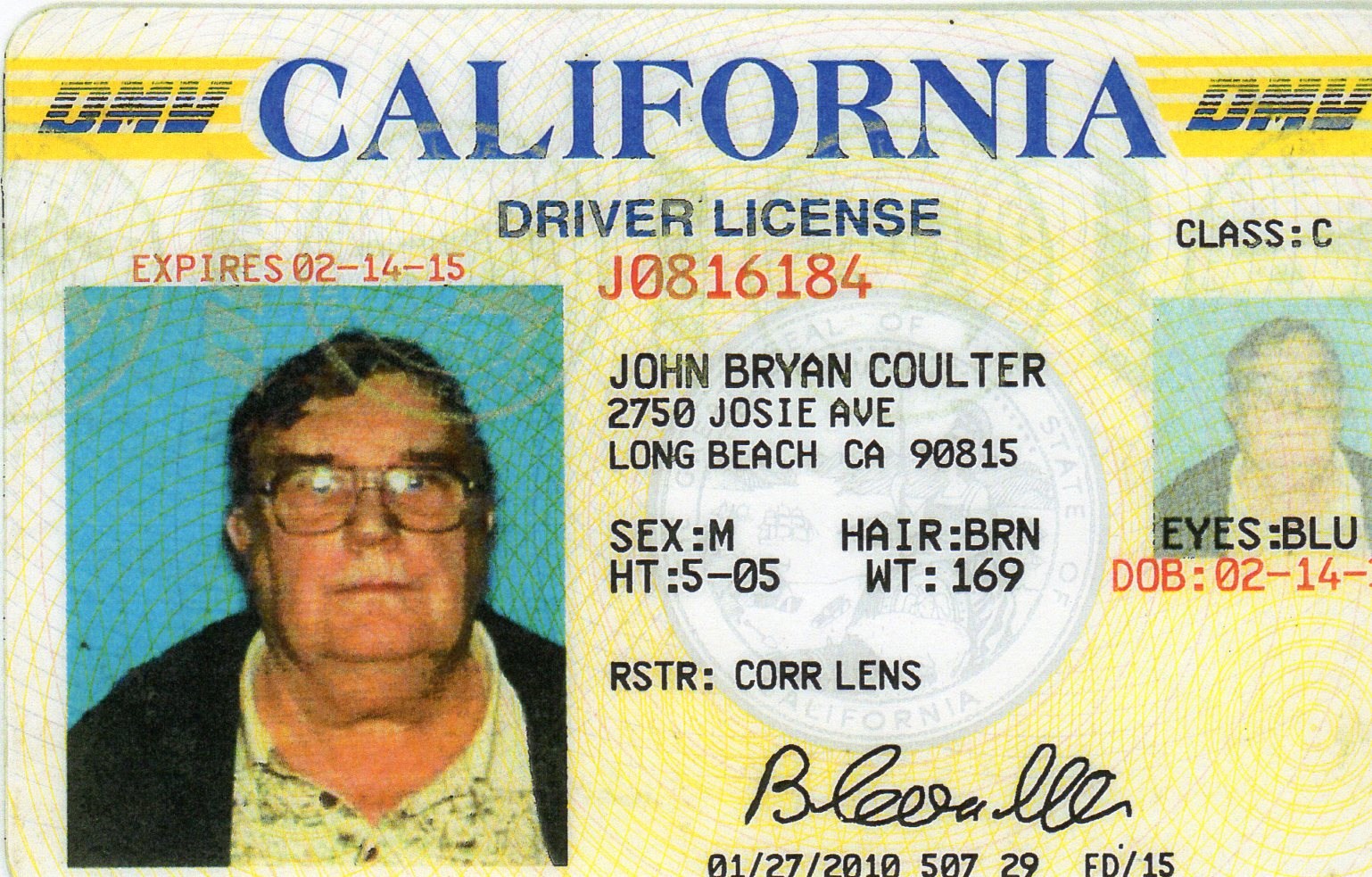 Obituary of John Bryan Coulter