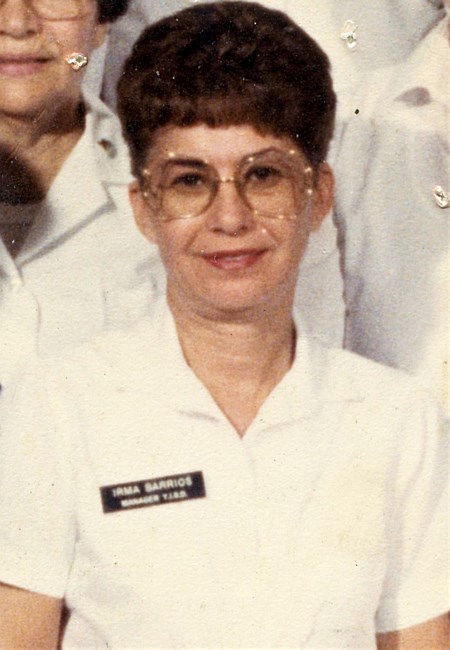 Obituary of Irma G. Barrios