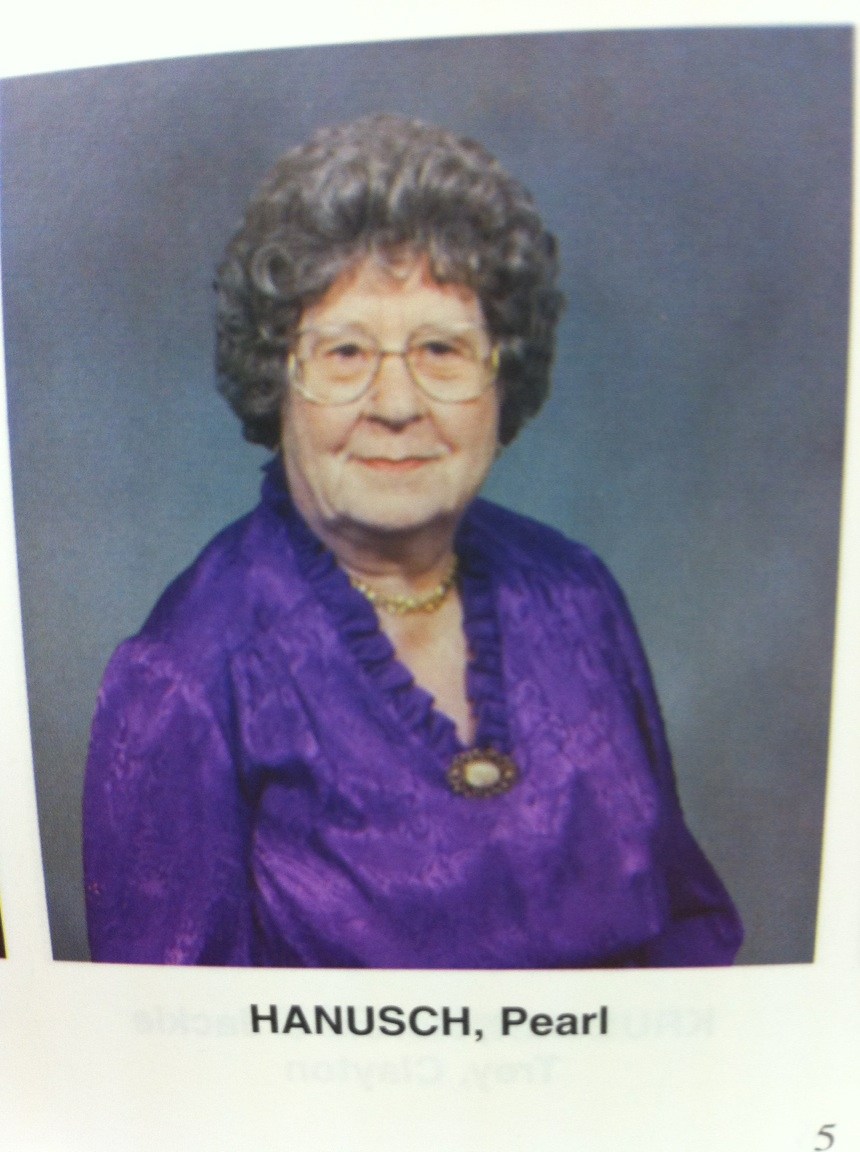 Obituary of Pearl Hanusch